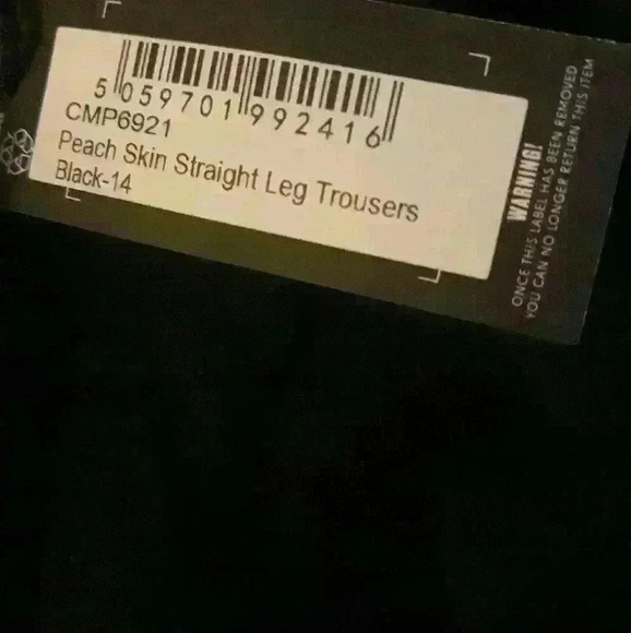 COPY - NWT pretty little thing party/cocktail office wide leg pant size UK 14  … - Picture 8 of 8
